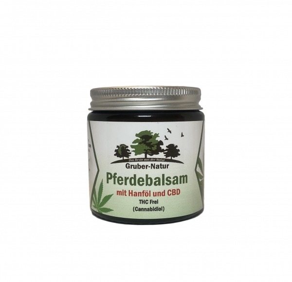 Gruber-Natur Pferdebalsam mit Hanföl und CBD 100 ml